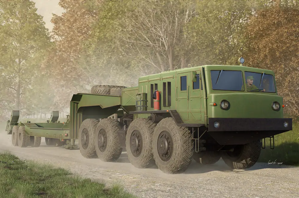 Hete Deal Trumpeter 1:35 MAZ-545 Transporter w/ CHMZAP-5247G Semi