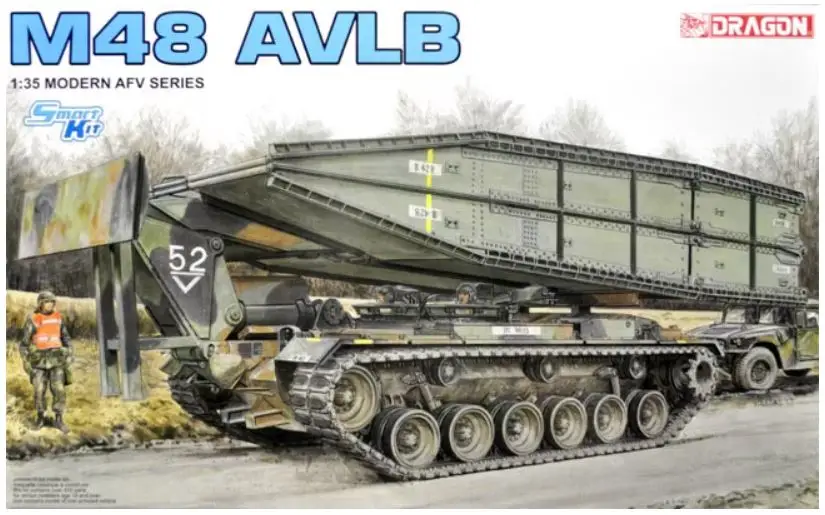 Rechtstreeks Van De Fabrikant Dragon 1:35 M48 Avlb #03606 bouwdoos
