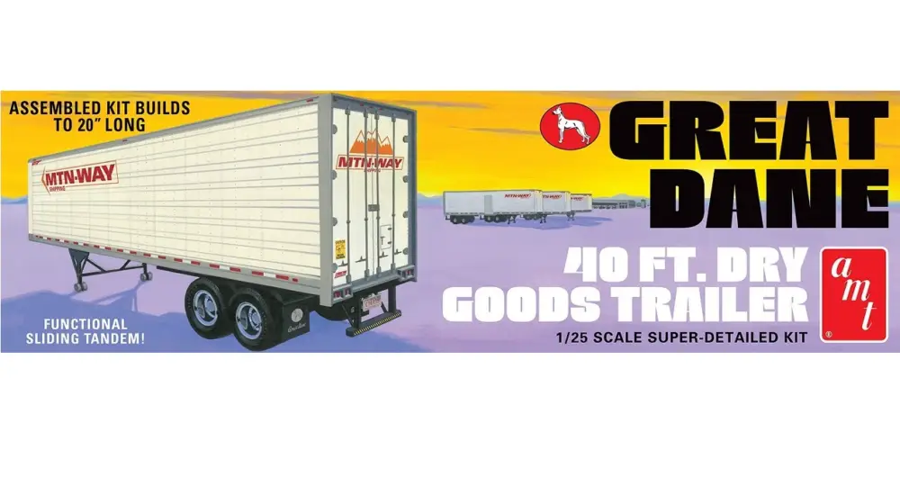 Amt 1:25 Great Dane Dry Goods Semi Trailer - modelbouw Koop Vandaag