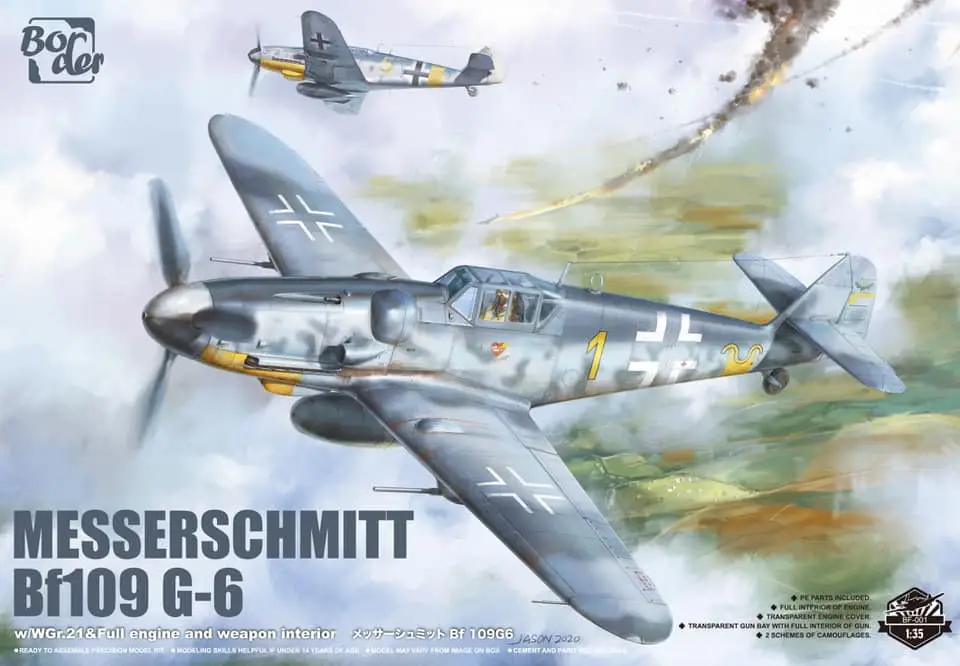 Meest Verkocht Border Model 1:35 Messerschmitt Bf109 G-6 - modelbouw