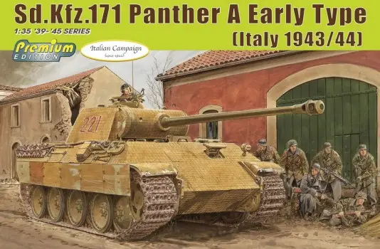 Superprijs Dragon 1:35 Sd. Kfz. 171 Panther A Early Production Italy 1943/44 #06920
