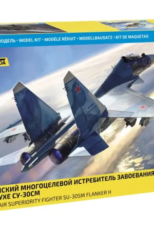 Zvezda 1:48 SU-30SM Russian Fighter - modelbouw Direct Beschikbaar