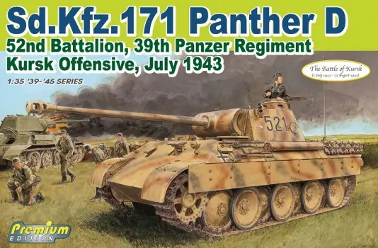 Dragon 1:35 Sd. Kfz. 171 Panther D 52Nd Battalion 39Th Panzer Regiment Kursk Offensive #06867 Op = Op