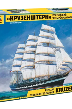 Snelle Levering Zvezda 1:200 Russian Krusenstern Sailingship - modelbouw