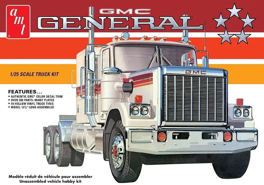 Koop Online Amt 1:25 1976 Gmc General Semi Tractor - modelbouw