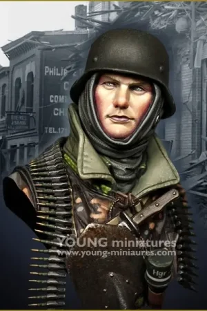 Young Miniatures 1:10 German Waffen Siege Of Bastogne - modelbouw Tijdelijk Beschikbaar