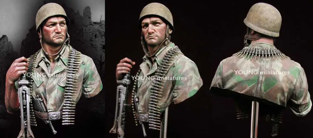 Young Miniatures 1:10 German Fallschirmjager Monte Cassino 1944 - modelbouw Veilige Betaling