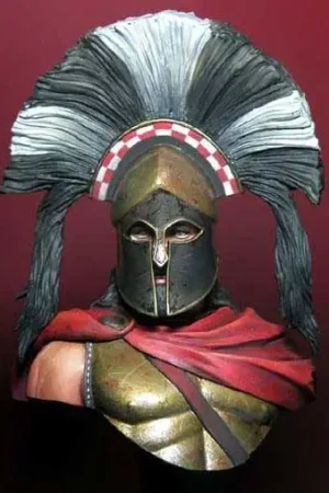 Lage Kosten Young Miniatures 1:10 Spartan Warrior - modelbouw