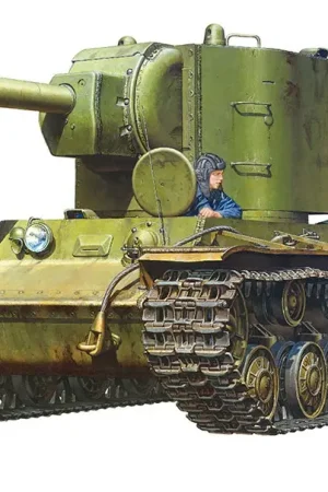 Populair Tamiya 1:35 Russian Heavy Tank Kv-2 #TAM35375
