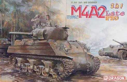 Dragon Models 1:35 Usmc M4A2 Late Pto - modelbouw Rechtstreeks Van De Fabrikant
