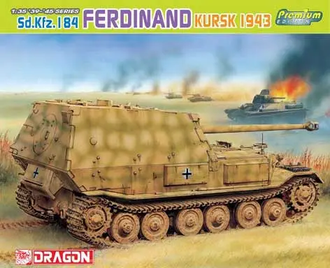 Uitverkoop Dragon Models 1:35 Sd.Kfz.184 Ferdinand (Kursk 1943) - modelbouw