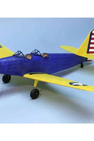 Gecertificeerd Dumas Fairchild Pt-19 - houten modelbouw vliegtuig