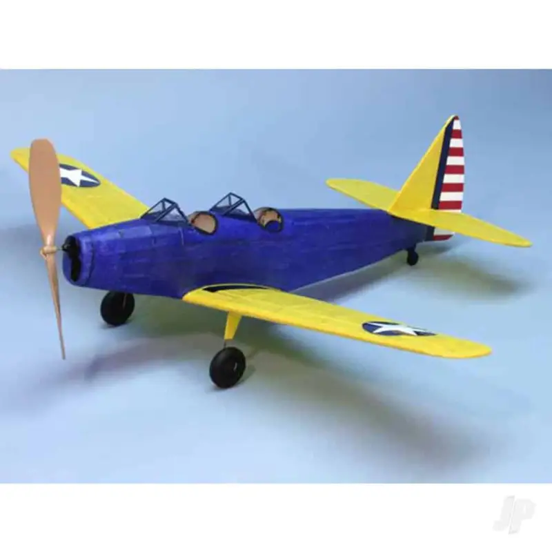 Gecertificeerd Dumas Fairchild Pt-19 - houten modelbouw vliegtuig