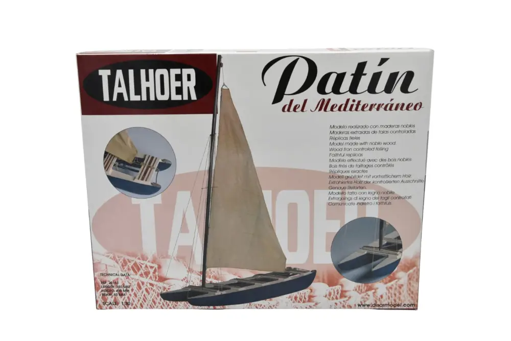 Favoriet Disar model 1:30 Mediterranean Catamaran - houten modelbouw