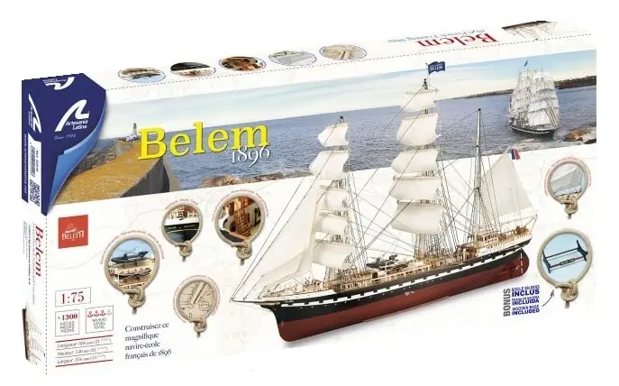 Artesania 1:75 Belem Houten modelschip - Frans opleidingsschip Weekendaanbieding