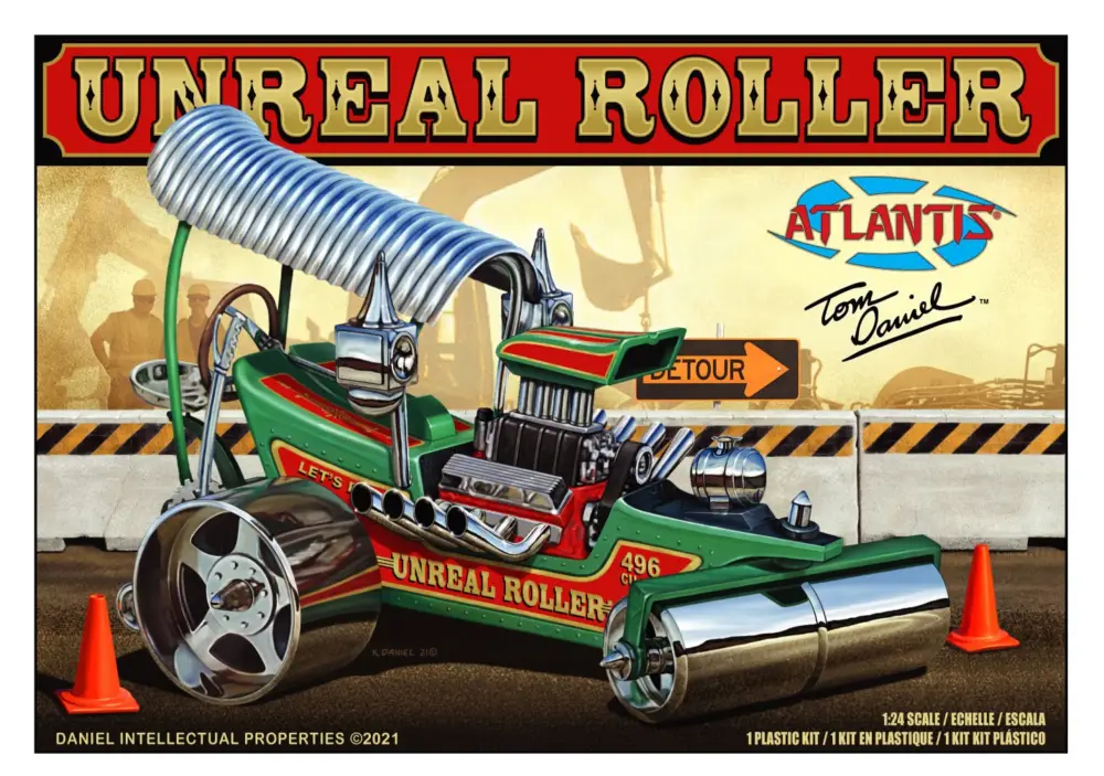 Atlantic 1:24 Unreal Roller Tom Daniel #M5698 Snelle Levering