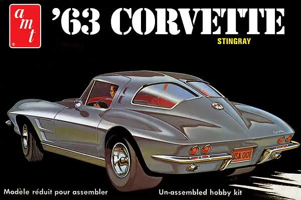 Amt 1:25 Chevy Corvette Sting Ray - modelbouw Nieuw