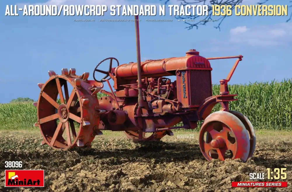 MiniArt 1:35 All-Around/Rowcrop Standard N Tractor - modelbouw Hoge Kwaliteit