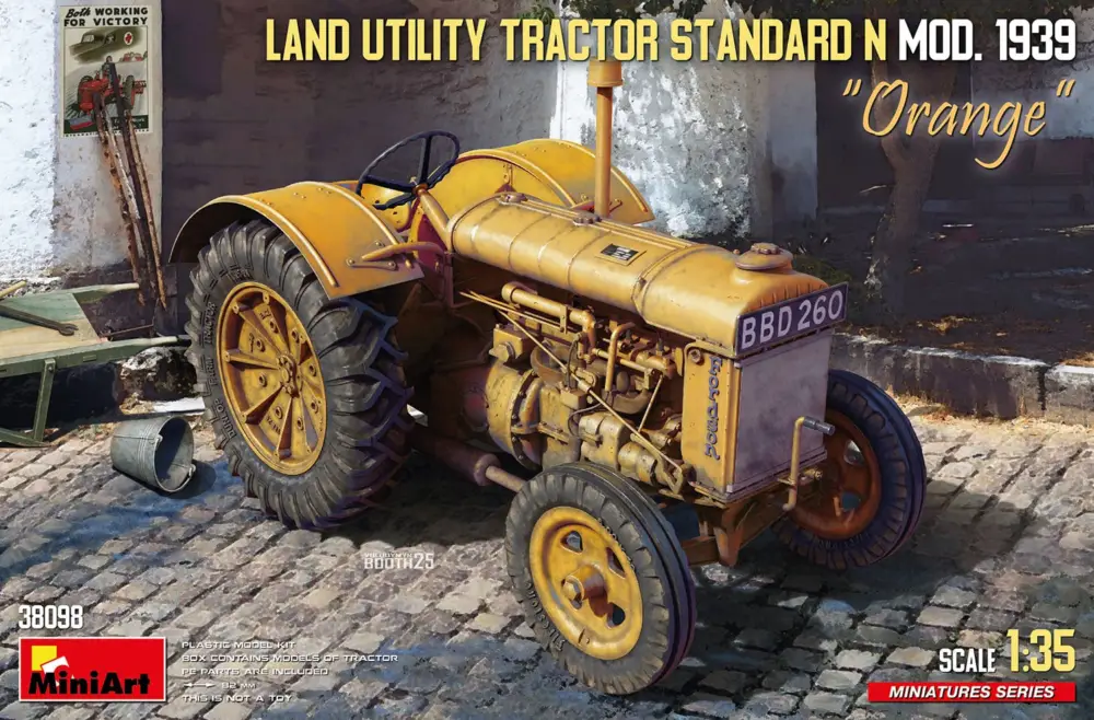 MiniArt 1:35 Land Utility Tractor Standard N Ora - modelbouw Gecertificeerd