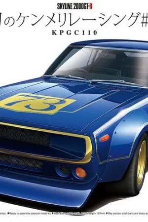 Hete Deal Aoshima 1:24 Nissan Kpgc110 Skyline 2000Gt-R Racing - modelbouw