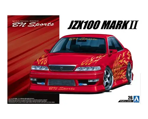 Exclusieve Aanbieding Aoshima 1:24 Jzx100 Mark Ii Tourer 98 Toyota - modelbouw