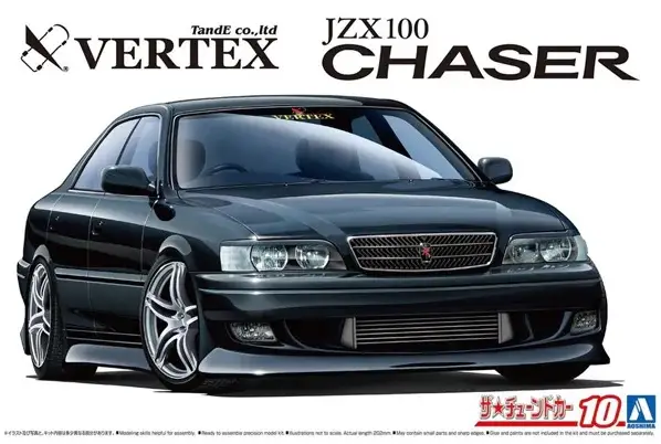 Aoshima 1:24 Toyota Vertex Jzx100 Chaser Tourer V98 - modelbouw Bestel Nu