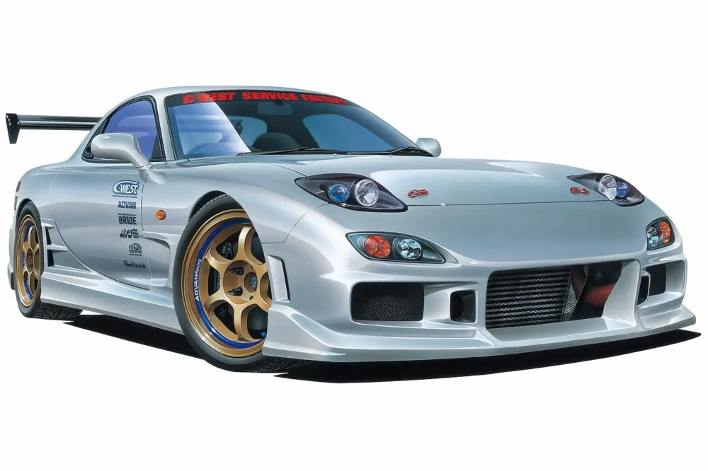 Aoshima 1:24 Mazda C-West Fd3S Rx-7 '99 #AO06302 Premium