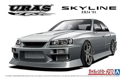 Aoshima 1:24 Nissan Skyline Gt-R R34 Uras - modelbouw Koopje