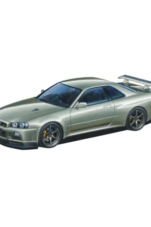 Beperkt Aanbod Aoshima 1:24 Nissan Bnr34 Skyline Gt-R V-Spec Ii Nur '02 - modelbouw