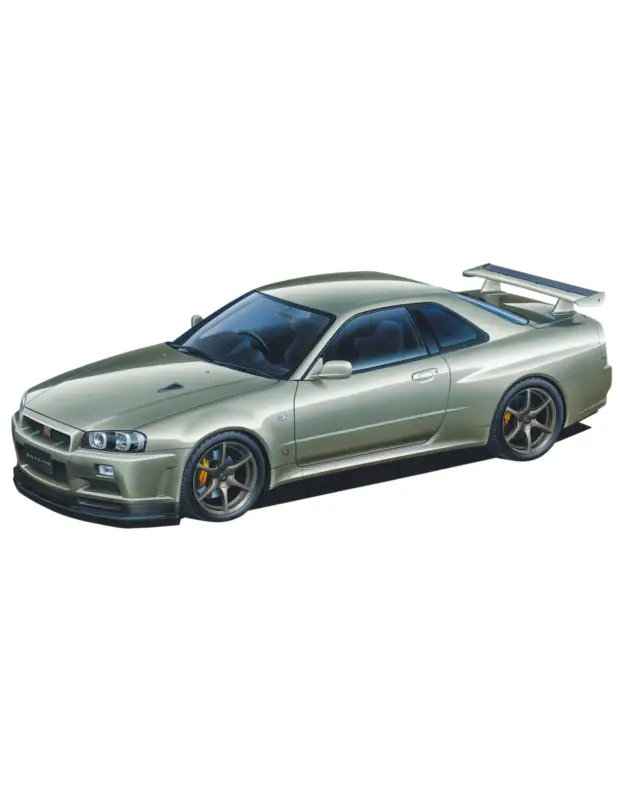 Beperkt Aanbod Aoshima 1:24 Nissan Bnr34 Skyline Gt-R V-Spec Ii Nur '02 - modelbouw