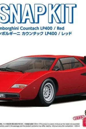 Aoshima 1:32 Lamborghini Countach Lp400 Red - modelbouw Populair