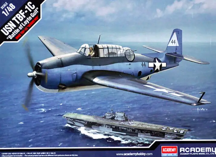 Weekendaanbieding Academy 1:48 Usn Tbf-1C Battle Of Leyte Gulf - modelbouw
