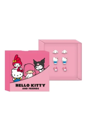 HELLO KITTY & Friends - 3 Pairs of Stud Earrings Exclusieve Aanbieding