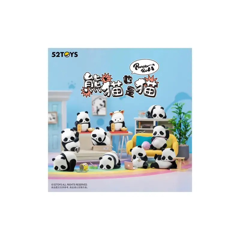 Pandaroll 52Toys Mystery Blind Box Panda As A Cat Box of 8pcs Figuurtje Beste Prijs