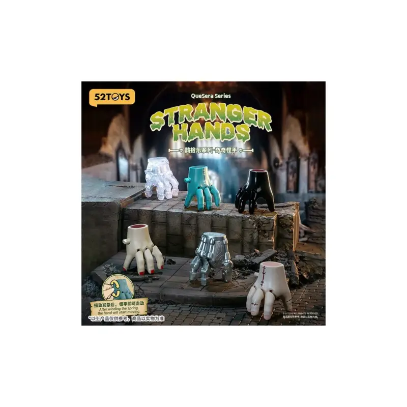 Gratis Retour Quesera Series 52Toys Mystery Blind Box Stranger Hands Box of 6pcs Figuurtje