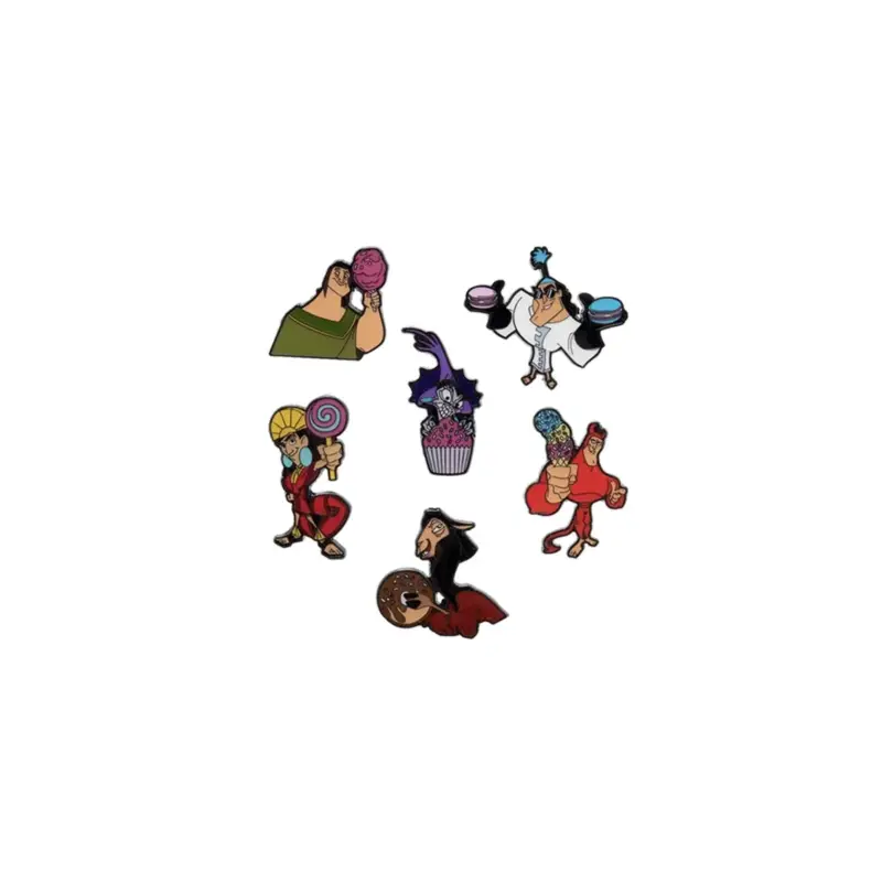 Disney Blind Box Pins Kuzco Emperors New Groove Food Asst 12pcs Betrouwbaar