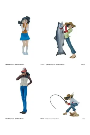Fisherman Sanpei Figure assortment (4) Figuurtje Beperkt Aanbod