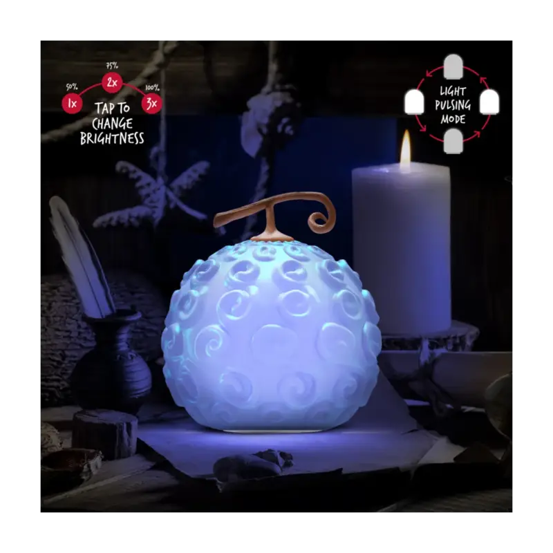 Betrouwbaar ONE PIECE NETFLIX - Fruit GumGum - Rechargeable Silicone Lamp 15cm