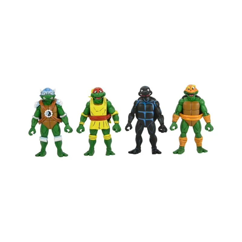 Ninja Turtles (Archie Comics) figures Pack of 4 Stump Wrestling Turtles 18 cm Figuurtje Seizoensaanbieding