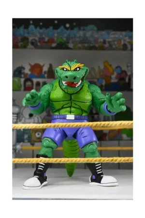 Superprijs Ninja Turtles (Archie Comics) Stump Wrestling Leatherhead figure 18 cm Figuurtje