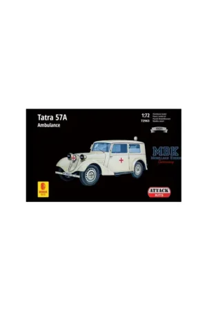 Lage Kosten Tatra 57 Ambulance Profi Version 1:72 Miniatuur