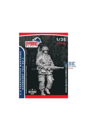Snelle Levering U.S Paratrooper Radio Marching Normandy 44-No.5 Figuren