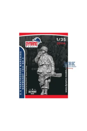 Populair U.S Paratrooper Rifleman Marching Normandy 44-No.3 Figuren