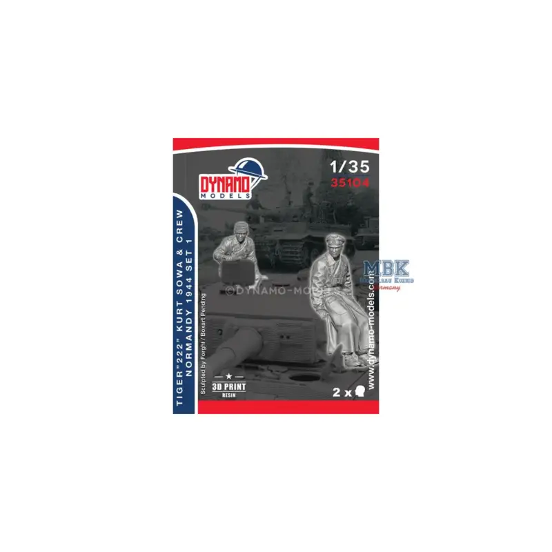 Rechtstreeks Van De Fabrikant WSS - Tiger 222 Crew Normandy 1944 Set 1 Figuren