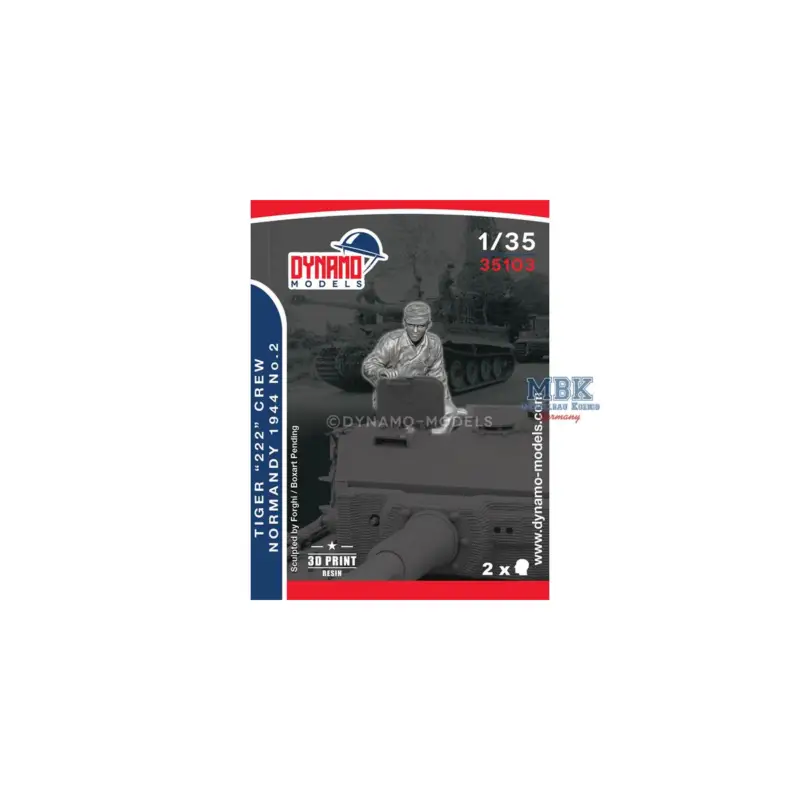 WSS - Tiger 222 Crew Normandy 1944 No.2 Figuren Voordeelprijs