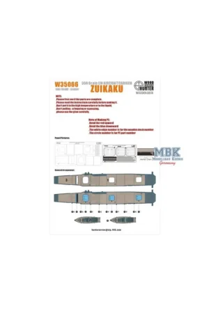 IJN Aircraftcarrier ZUIKAKU ( Fujimi 60004) Uitverkoop