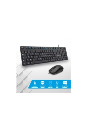 Workmate Plus bedraad toetsenbord en muispakket Must-Have