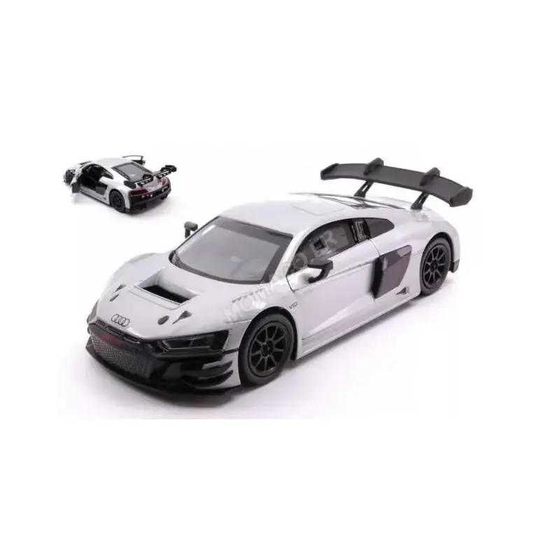 Hete Deal Audi r8 lms gt3 silver Miniatuur