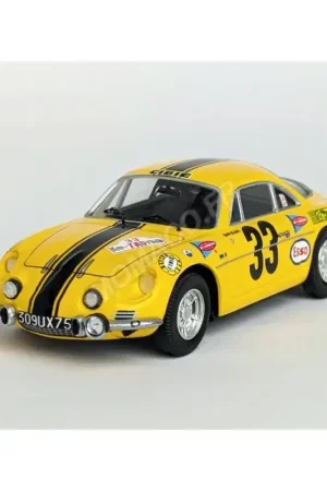 Renault alpine a110 33 dan blain/christian melville portugal rally 1968 Miniatuur Direct Beschikbaar