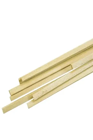 Direct Beschikbaar Wood material LIME BAGUETTE 3 x 5 x 1000mm